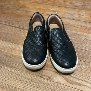 Womens a new day slip ons loafers  size 10 black vacation shoes‎